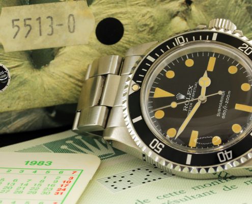 Rolex Submariner ref. 5513 ser. 82877** Pallettoni – Photogallery