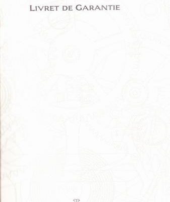 Jaeger Le Coultre Guarantee book (1998) More languages – Curiosity