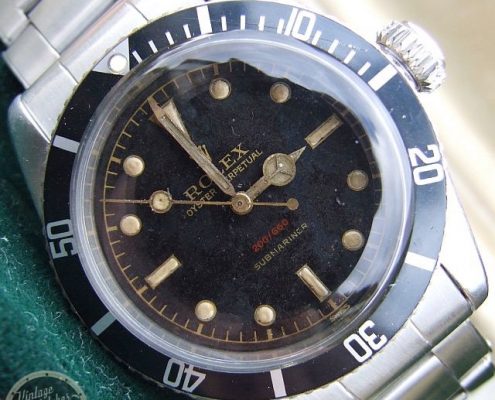 Rolex Submariner ref. 6538 ser. 3074** Deep in red – Photogallery