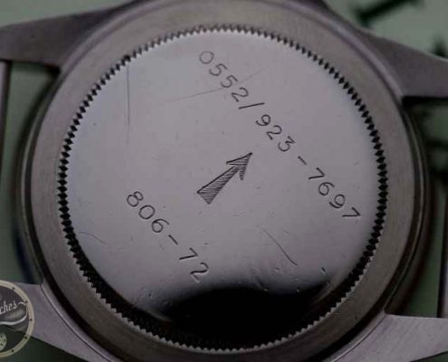 Rolex Milsub ref. 5513 / 5517 Casebacks – Photogallery
