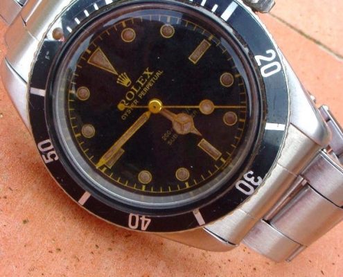 Rolex Submariner ref. 6538 (year 1956) – Photogallery