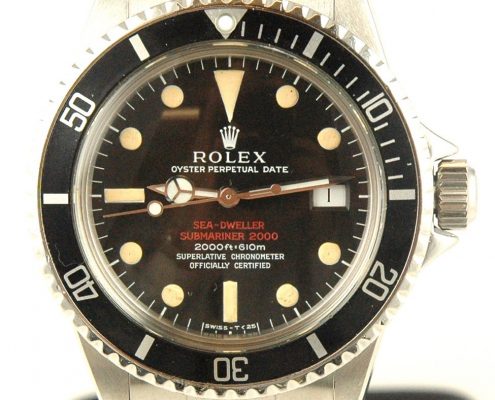 Rolex Sea Dweller ref. 1665 DRW Patent Pending – Photogallery