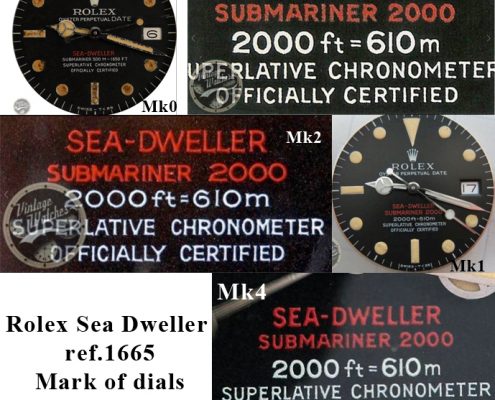 MK of Rolex Sea Dweller ref. 1665 – Dial Photogallery