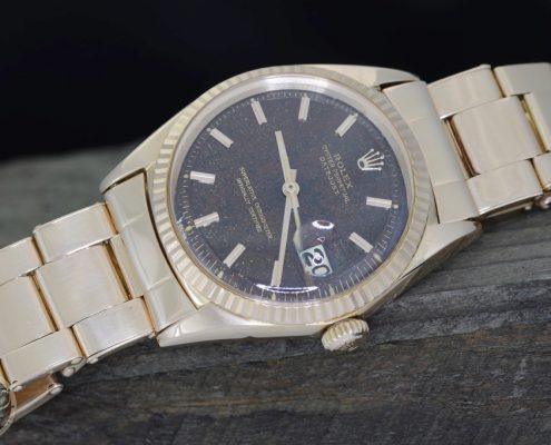 Rolex Date Just ref. 1601 Pink Gold Brown Dial – Photogallery