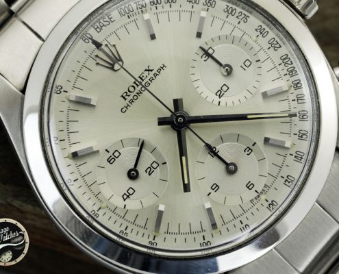 Rolex Chronograph ref. 6238 ser. 86666* Halloween watch – Photogallery