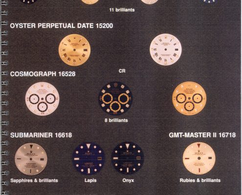 Rolex Dial Catalogue 1993/1995 – Dials Catalogues