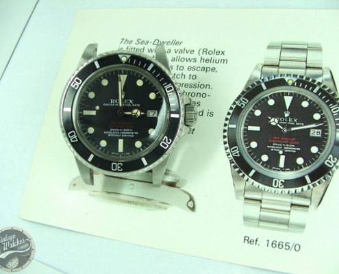 Rolex Sea Dweller ref. 1665 ser. 35236** Double Red Writing – Photogallery