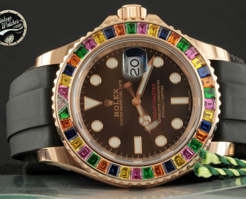 Rolex Yacht Master ref. 116695SATS ser. 07A095** Rainbow Bezel – Photogallery