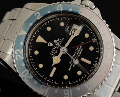 Rolex Gmt Master ref. 1675 ser. 6213**Gilt pointed guard – Photogallery