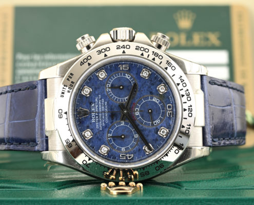 Rolex Daytona ref. 116519 ser. Z2666** Sodalite Brilli – Photogallery