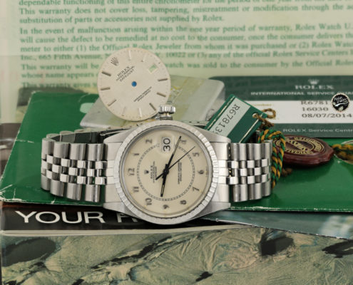 Rolex Datejust ref. 16030 ser. R6781** Ivory Stella Boiler Gauge Dial – Photogallery