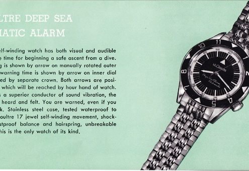 Jaeger Le Coultre Deep Sea Alarm Automatic,  the Underwater Alarm Watch – Curiosity