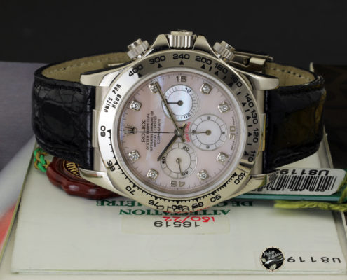 Rolex Daytona ref. 16519 ser. U8119** Pink MOP Brilli Dial – Photogallery