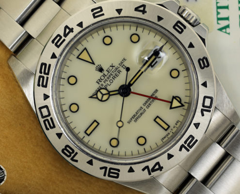 Rolex Explorer ref. 16550 ser. R5487** Cream Rail Transitional dial – Photogallery
