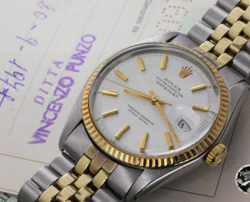 Rolex Datejust ref 1601/3 ser. 25697** Steel Gold – Photogallery