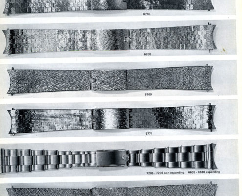 Mesh Bracelets ’50s -’60s – Rolex Bracelet Catalogues