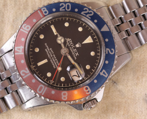 Rolex Gmt Master ref. 1675 ser. 5057** Gilt Mk1 Pointed Guard – Photogallery